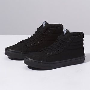 All Black Hightop VANS sneaker